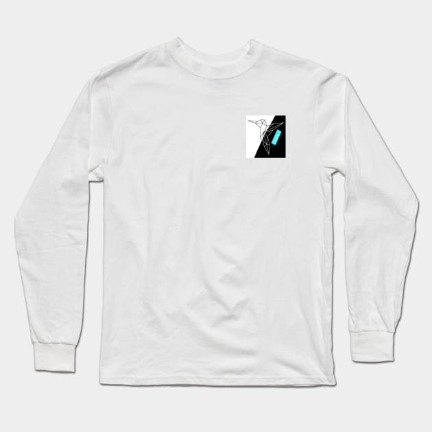 Black and White Long Sleeve T-Shirt by Quolibri